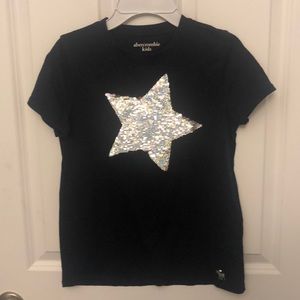 Abercrombie kids Reversible Sequin shirt